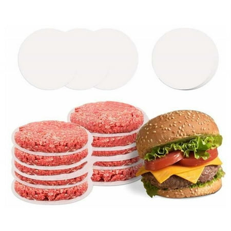 

Happon 500 Pcs Hamburger Patty Paper 5.5 inch Papers to Separate Pressed Patties for Separating Burger Patty / Cookies / Tarts Cake