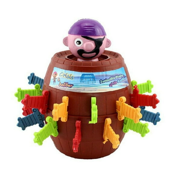 Kids Children Funny Lucky Stab Pop Up Toy Gadget Pirate Barrel Game Toy