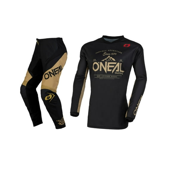 Oneal 2023 ELEMENT Dirt Offroad Jersey Racewear Pant Combo Sand (Large / 32)