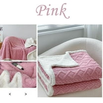 AZXY 60x80 Blankets for Beds Clearance,Plush Blanket Queen,Blankets and Throws Clearance Queen,Large Throw Blanket Pink Comforter Washable Soft Fuzzy