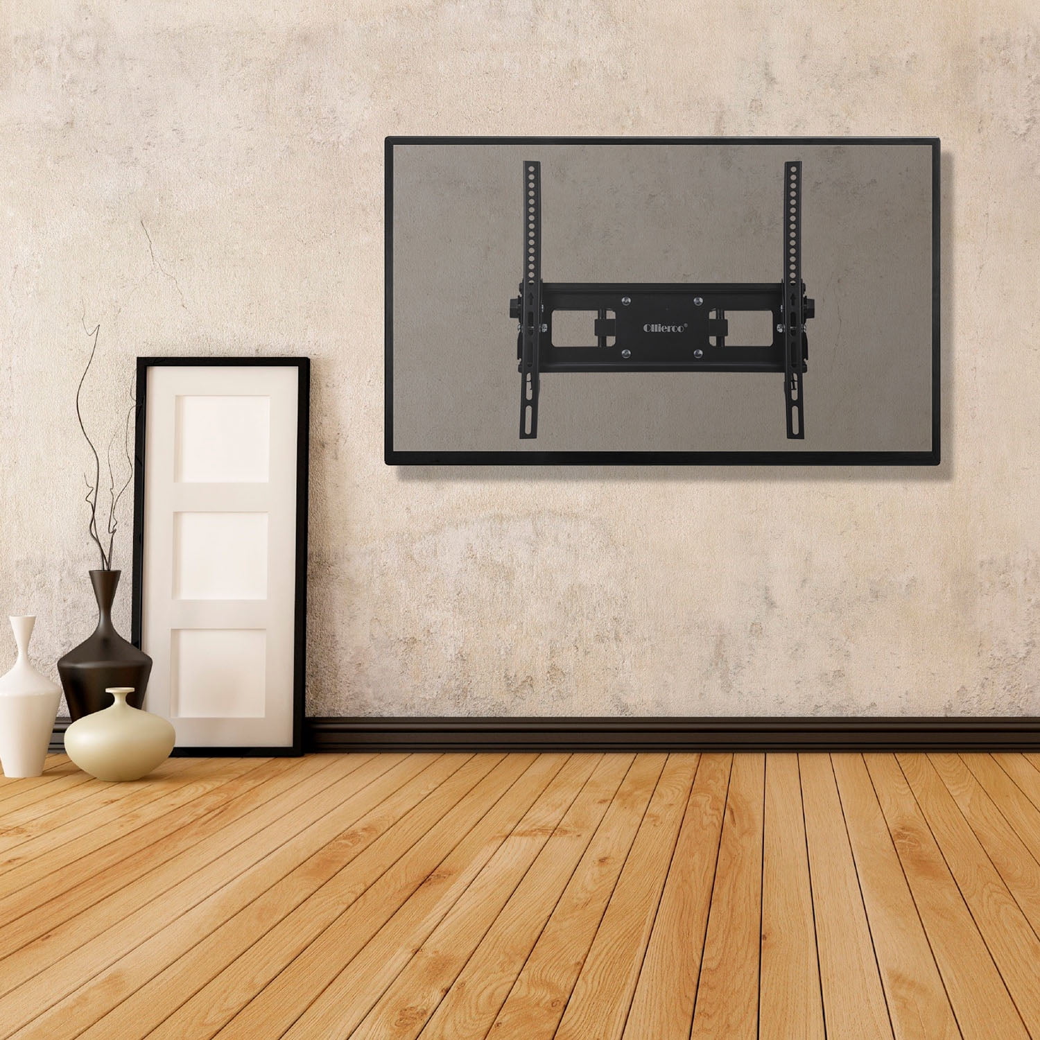 Ollieroo Full Motion Articulating TV Wall Mount for Most 26-55 Inch TV up to VESA 400x400mm