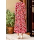 thumbnail image 2 of Vestido PRETTYGARDEN 2025 Floral Maxi de Manga Larga con Escote en V Talla L, 2 of 5