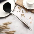 thumbnail image 1 of Black Silicone Shovel Spatula Noodle Soup Spoon Stainless Steel Handle Cooking Utensils Cookware Kitchen Cooking Tools Kitchen Gadgets Tools Set (Color : Style 4), 1 of 7