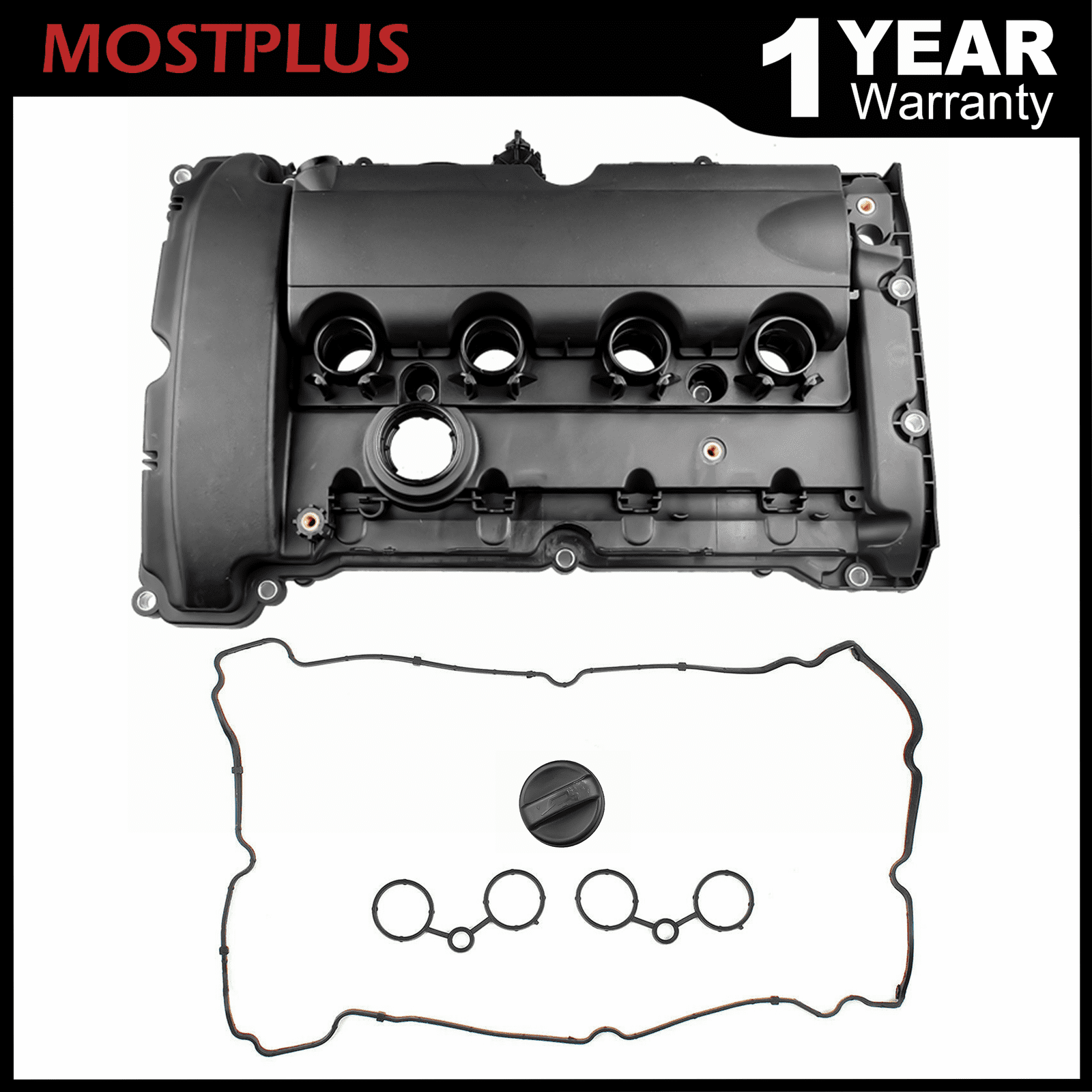 Engine Valve Cover w/ Gasket Set for 20072012 Mini Cooper S 1.6L Turbo