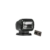 8" Black Halogen Functional Golight Radioray GT Series Permanent Mount with Hard Wired Dash Mount Remote