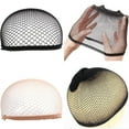 thumbnail image 1 of Stretch Cool Mesh Weaving Wig Cap Cloth Hair Nets Hairnet Snood Cosplay Model, 1 of 8
