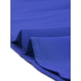 thumbnail image 5 of INSPIRE CHIC Women's Pleated Dress Puff Long Sleeve V Neck Belt Waist Dress S Royal Blue, 5 of 7