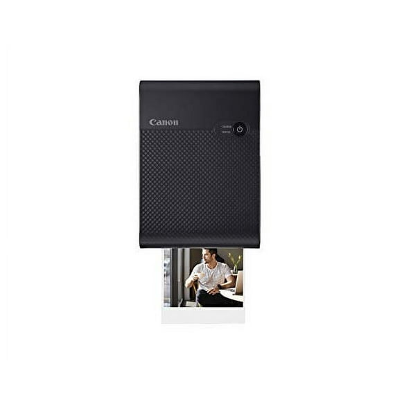 Canon SELPHY QX10 Imprimante Photo Carrée Portable pour iPhone Ou Android, Noir