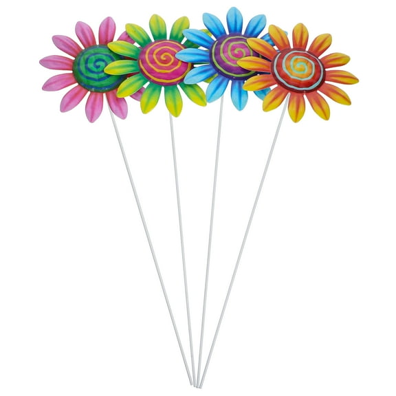 unbranded  4 Pcs Solar Driveway Lights Garden Outdoor Sunflower Plug-in