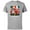 Athletic Heather, variant on Stars Wars Women of the Galaxy - Short Sleeve Cotton T-Shirt for Adults - Customized-Black