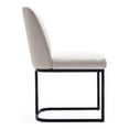 thumbnail image 2 of Manhattan Comfort Serena 18.7" Faux Leather Dining Chair in Cream (Set of 2), 2 of 10