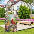 thumbnail image 5 of VOCHIC Spring Cardinal Garden Flag Spring Summer Magnolia Flower Garden Flags 12x18 Inch Double Sided Burlap Red Bird House Welcome Flag for Holiday Farmhouse Yard Outdoor Decor(ONLY FLAG), 5 of 7
