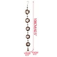 thumbnail image 4 of DPTALR Garden Iron Art Rotary Wind Chime Rain Chain, 4 of 9