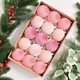 thumbnail image 1 of Adornos Navideños de Terciopelo de Seda Premium de 6 Cm, Exquisitos Adornos Navideños, 15 Unidades, 1 of 3