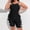 D White, variant on Viluyesy Womens Swimsuits 2-Piece, Loose Fit Tankini Tops and High Waist Swim Boyshorts Plus Size Beach Bathing Suit Black XL