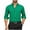1 Green, variant on Shirt Mens Wrinkle Free Designer Dress Shirts Long Sleeved Button Down Formal Shirts Muscle Fit Shirt with Chest Pocket Solid Colour Stretch Tops Business Menswear for Office