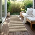 thumbnail image 6 of Addison Rugs Chantille Indoor/Outdoor Transitional Stripes Coffee Washable Runner Rug, 2'3" x 7'6", 6 of 6
