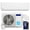 White & Size CloudAir - 9,000 BTU - 230V - 25 SEER2, variant on DELLA Ultra Hyper Heat Lower as -22°F 9,000 BTU Mini Split,Work with Alexa,Energy Star 230V 25 SEER2,Cools Up to 400 Sq. Ft,Inverter AC with 0.75 Ton Pre-Charged Heat Pump & 16.4ft Installation Kit