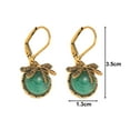 thumbnail image 6 of Soumake 1 Pair Women Dragonfly Decor Leverback Earrings Faux Crystal Drop Earrings Bohemia Dangle Earrings Jewelry Gift, 6 of 8
