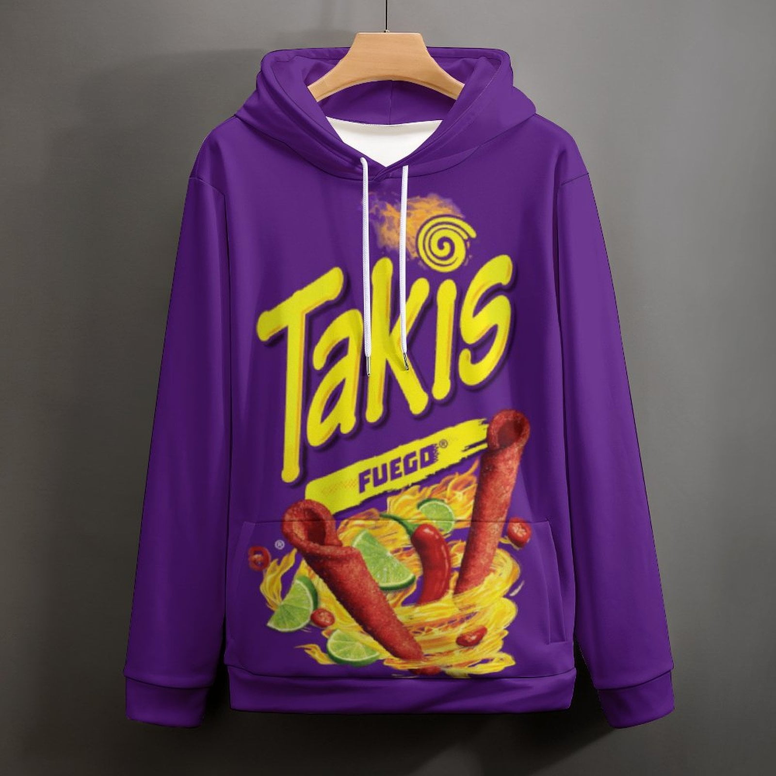 Men's Purple Hoodie, 3D Print Pullover Hoodies with Pocket, Unisex Casual  Novelty Sweatshirt, S-6XL - Walmart.com