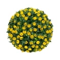 thumbnail image 2 of Planta de simulación, bola de topiario colgante de flores, 7,8 pulgadas, bricolaje, paisajismo, material de PE multiusos, decoración para balcón, boda Estilo F BLESIY bola verde, 2 of 8