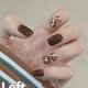 thumbnail image 1 of 24 Piezas Juego De Uñas Postizas Con Pegamento Mate Largas Francesas Cuidado Falsas Gao Jinjia unisex, 1 of 2