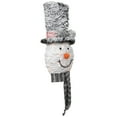 thumbnail image 4 of Northlight 25" Lighted Snowman with Black Frosted Top Hat Christmas Tree Topper, 4 of 7