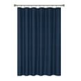 thumbnail image 3 of Mainstays 15-Piece Navy Checkered Bathroom Set – Textured Shower Curtain, Bath Rugs & Hooks, Washable Fabric, 3 of 13