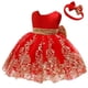thumbnail image 2 of Vestido CMMCHAAH para niñas pequeñas, rojo navideño de 2 a 3 años, 2 of 7