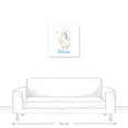 thumbnail image 3 of Creative Products Watercolor Unicorn 24x24 Canvas Wall Art, 3 of 5