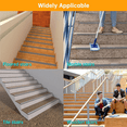 thumbnail image 6 of Vinyl Stair Nosing, 7Ft Self Adhesive Stair Edge Protector Stair Treads Non Slip, Children Old People Anti-Slip Stair Step Rubber Strips, Stair Edge Molding, Outdoor & Indoor Waterproof Grey, 6 of 7