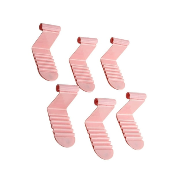 Riwesomey Sujetador de sábana antideslizante de 6 uds., Clip de fijación de sábana impermeable, soporte de sábana de plástico firme para cama, Artesanía Blanco Riwesomey TO005355-01