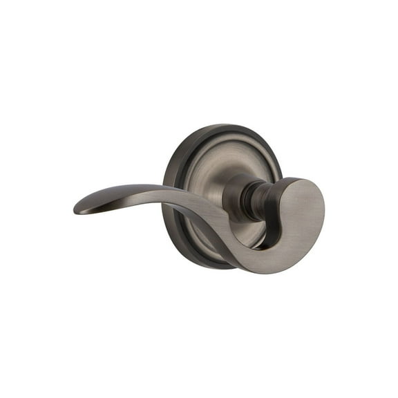 Nostalgic Warehouse Claman_Prv_234_Nk_Rh Manor Right Handed Privacy Door Lever Set - Grey