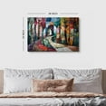thumbnail image 5 of HFDF Graffiti Abstract Wall Art Boho Nature Canvas Prints Painting for Modern Picasso Style Multicolor Tree Textured Artwork Minimalist Geometric Wall Decor Living Room Decoration 24x16inch Framed, 5 of 6