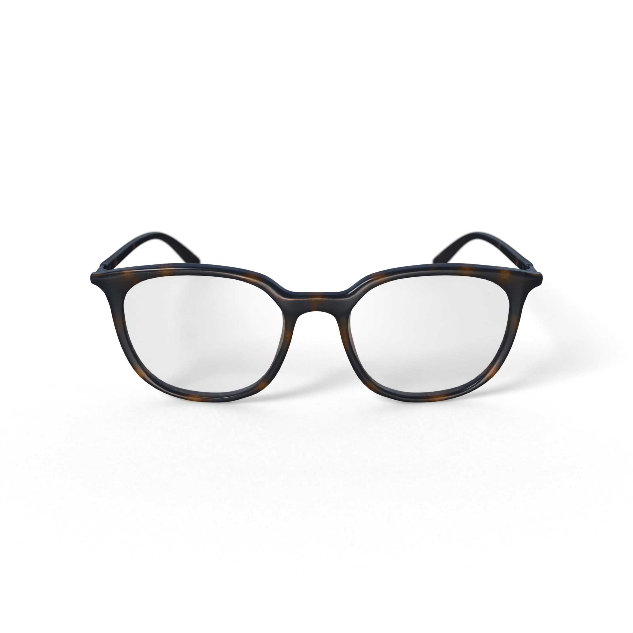 Ray-Ban Women's Size 53 Square RB7190 Optics Prescription Eyeglasses with Case, Havana