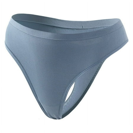 Scyoekwg Womens Underwear Ladies Underpants Hipster Panties Solid Color Stretchy Comfort Knickers Low Waisted Underwear Underpants(Navy XXXXXL)