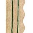 thumbnail image 4 of KLAVATE Natural Jute Wave Edge Hand Braided Scalloped Farmhouse Entryway Jute Rug, 4 of 4