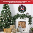 thumbnail image 4 of Adornos De Corona De Navidad Interesante Ventana Puerta Diy Escena Diseño Simulación Pino Colgante Decoración Vacaciones Colgante Prop Methold HA038615-00, 4 of 6