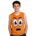thumbnail image 3 of Niños Pequeños Camisola sin Mangas Gradiente Suave Impresión Moda Lindo Fondo para Niños 3-15 Años, 3 of 8