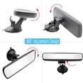 thumbnail image 4 of MesaSe Wide Angle Rear View Mirror  Anti-glare HD Car Rear View Mirror Universal Interior Curve Convex Clip on Original Mirror 9.8 inches (With 360° Adjustable Suction Cup ), 4 of 7