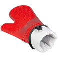 thumbnail image 2 of 2pcs Silicone Plus Cotton Gloves Baking Microwave Oven Gloves Blue, 2 of 3