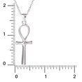 thumbnail image 4 of Hot Silver Women's Sterling Silver Ankh Cross Necklace, 4 of 4