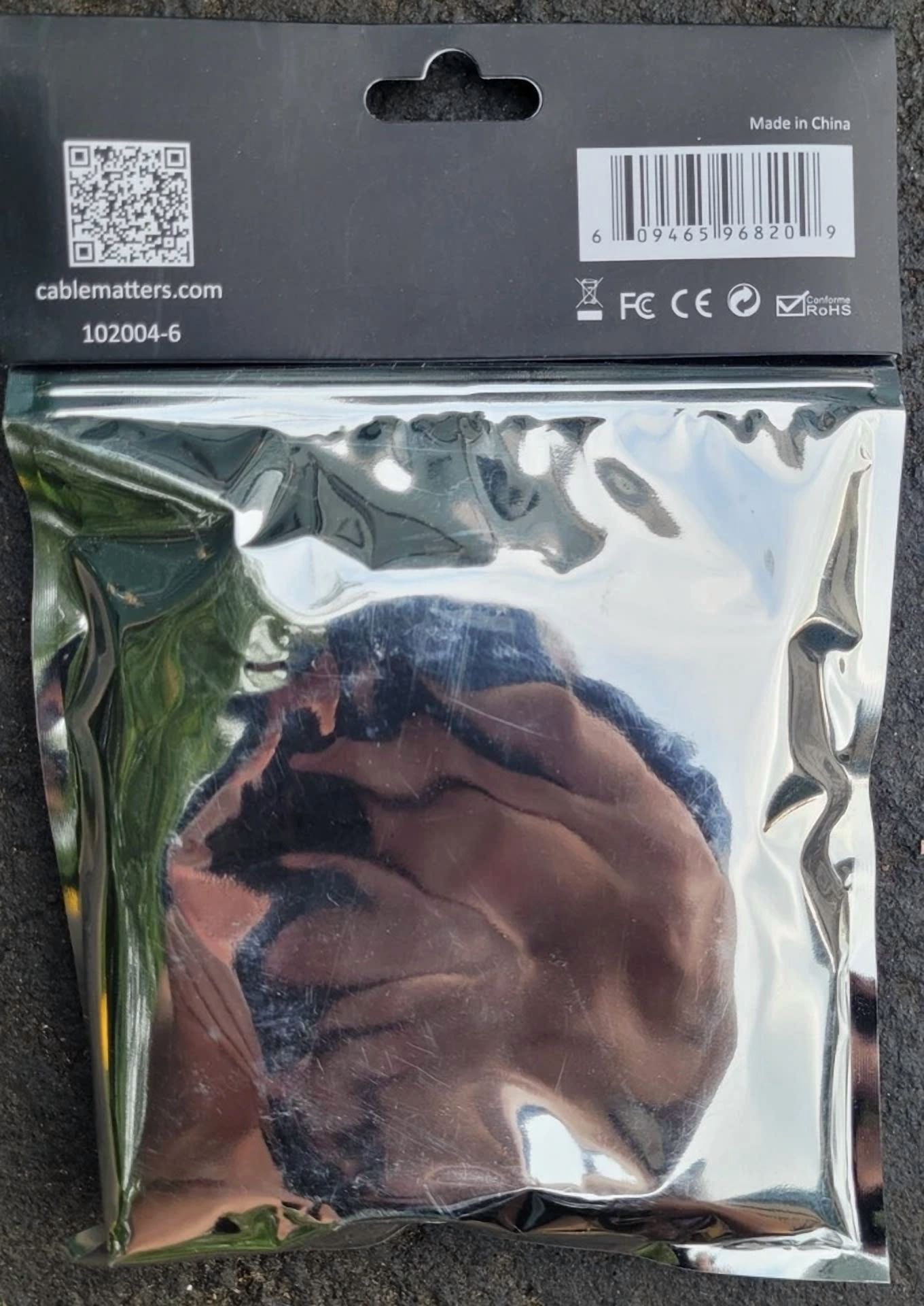 CRESTIN- Brand New Sealed 102004-6 Cable Matters 6Ft Displayport To Dvi Cable