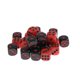 thumbnail image 3 of 24x dos colores y seis dados laterales con bolsas para juegos de DND RPG MTG Hugo Dados cuadrados de seis lados 16 mm, 3 of 8