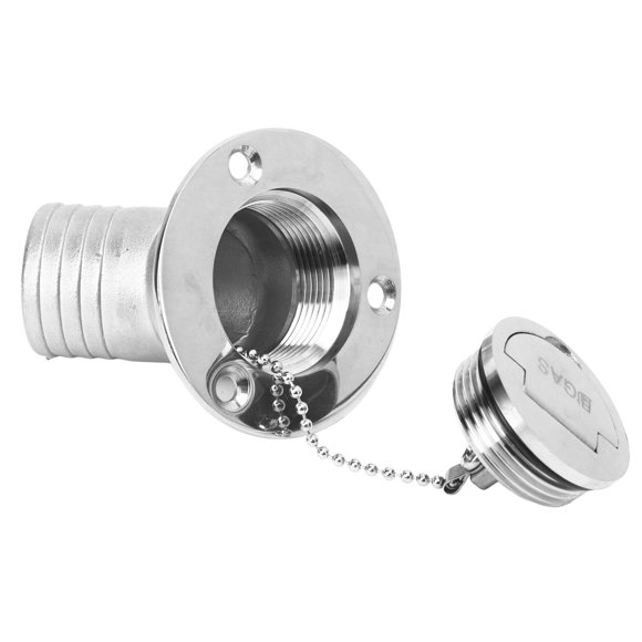 Boat Gas , Stainless Steel Fuel Filler Neck Boat Accessories with Keyless for Marine Yacht