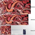 thumbnail image 3 of Alfombrilla de ratón con diseño de dragón, tapete de escritorio en blanco y negro, para ordenador portátil, teclado de Anime japonés para videojuegos, alfombrilla de goma para mesa, alfombrilla para r, 3 of 5