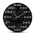 thumbnail image 1 of Reloj de pared con números de multiplicación y división, 30 cm, acrílico, 1 of 3