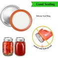 thumbnail image 2 of Wide Mouth Canning Lids and Rings, Mason Jars Bands Canning Supplies, 48Pcs/24 Sets, 2 of 6