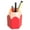 red, variant on MesaSe  Holder  Stand for Desk cil Cup for Students Kids Durable Desk Organizer Makeup Brush Holder Ideal for Office  Classroom  Home
