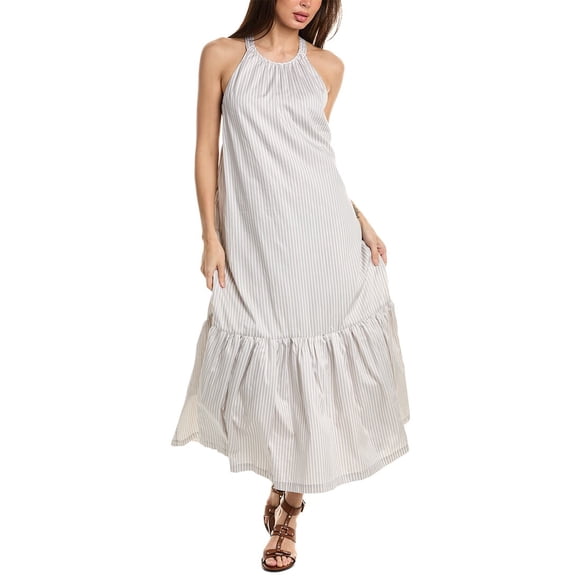 3.1 Phillip Lim womens  Striped Tent Dress, 0, White